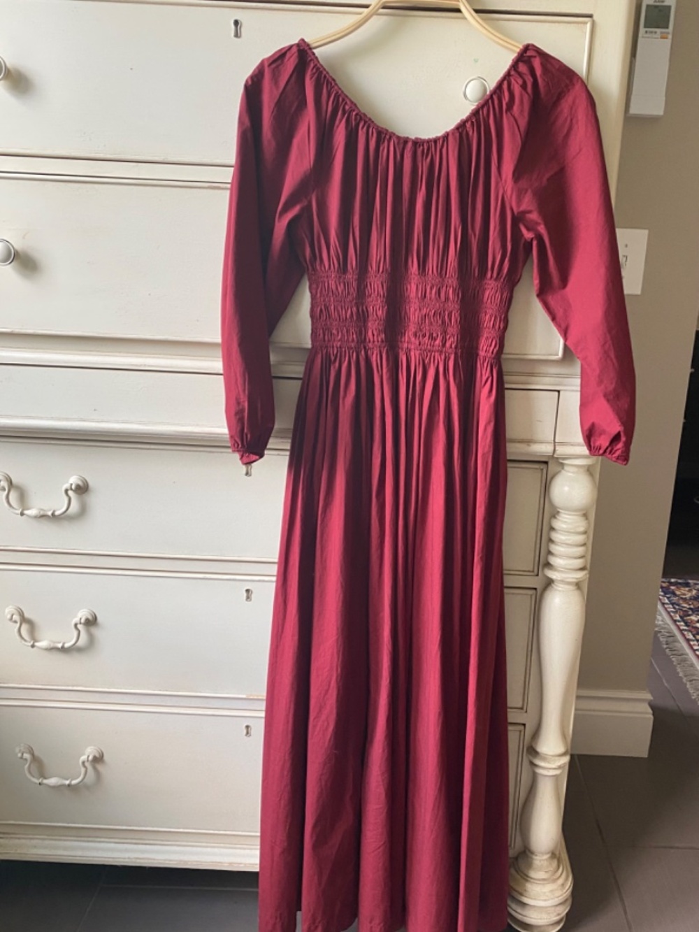 Doen QUINTESSA dress — deep crimson XS - Picture 2 of 6